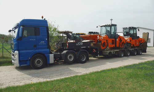 Transporte: Schüttgut- und Schwerlasttransporte / Getränkelogistik / Baustellenlogistik